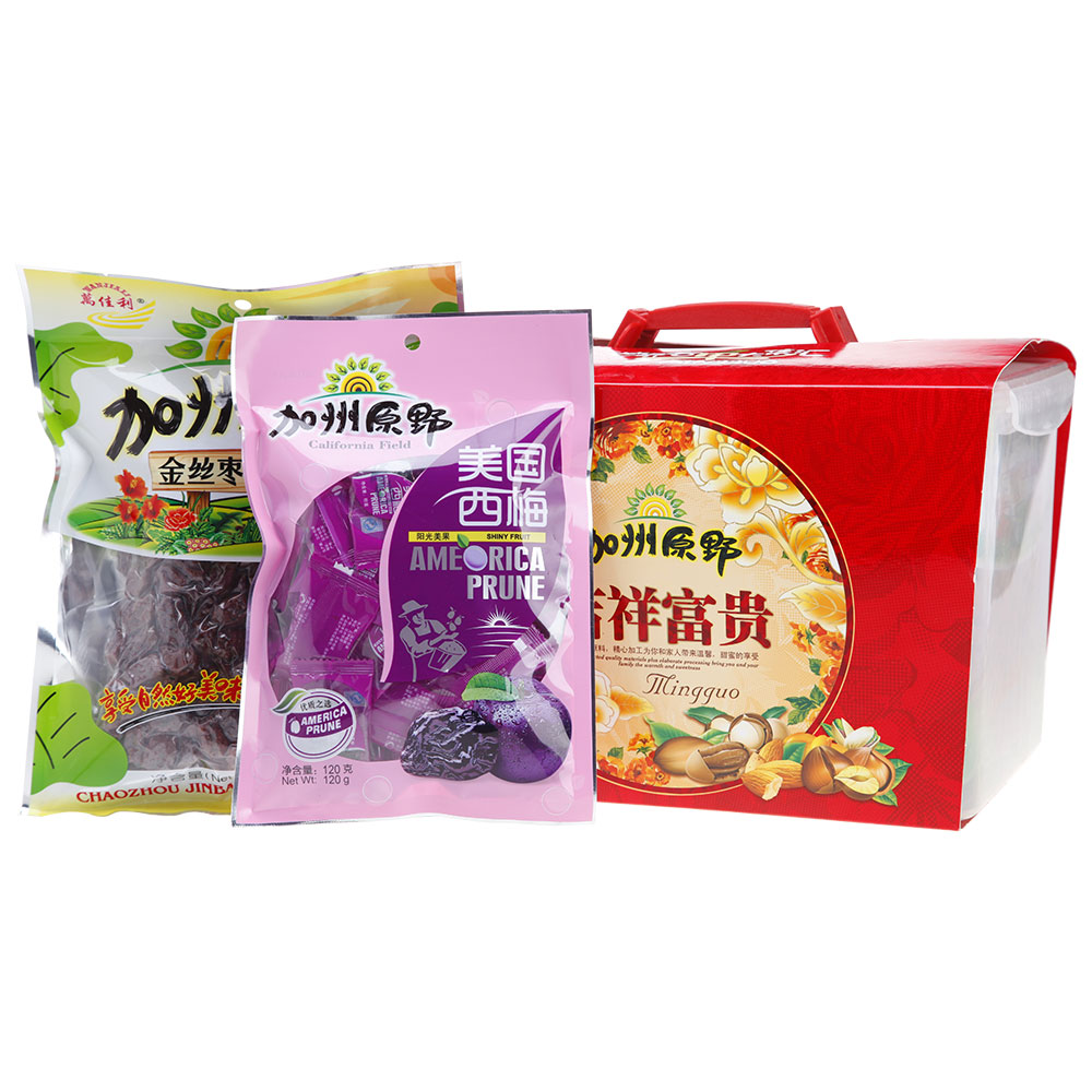 [加州原野干果]吉祥富贵(升级版)干果礼盒2358g