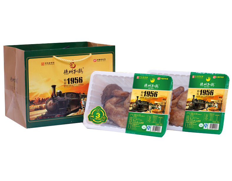 [德州扒鸡]精品气调五香味扒鸡礼盒1100g