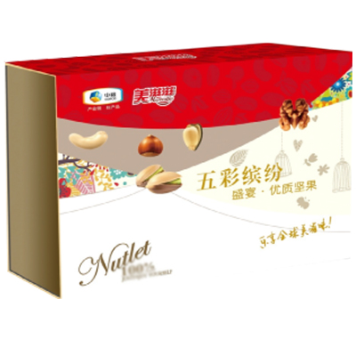 [中粮干果]五彩缤纷干果礼盒540g