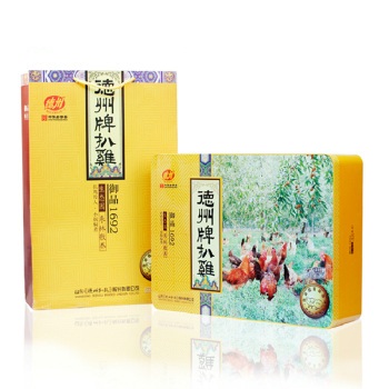 [德州扒鸡]保鲜御品1692单只扒鸡礼盒550g