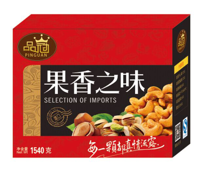 [品冠干果] 果香之味干果礼盒1600g