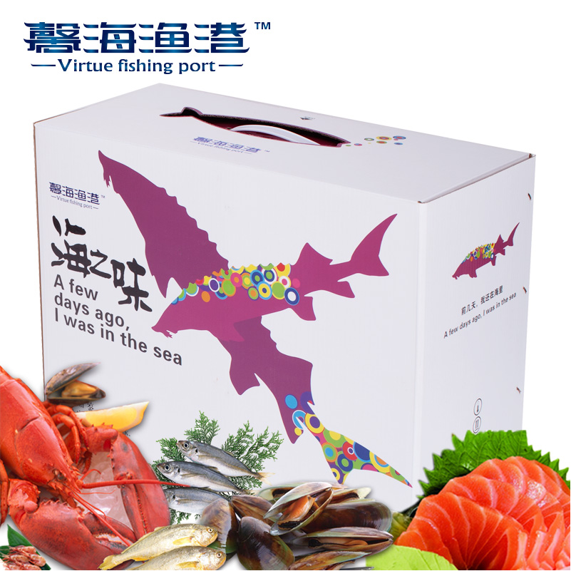 [馨海渔港海鲜礼盒] 环球品鉴海鲜礼盒6000g