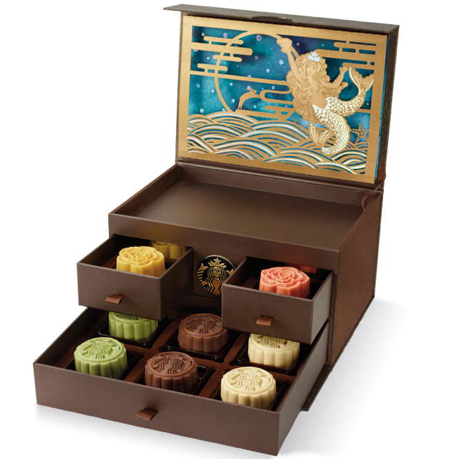 [星巴克月饼]星奕月饼礼盒800g