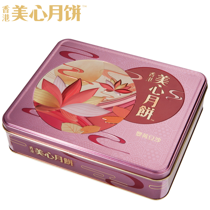 [美心月饼]美心双黄豆沙月饼礼盒740g