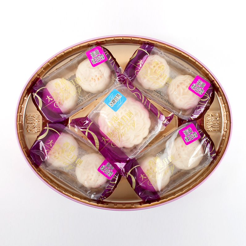 [大班月饼] 冰皮玲珑八星伴官燕绿豆蓉月饼礼盒615g