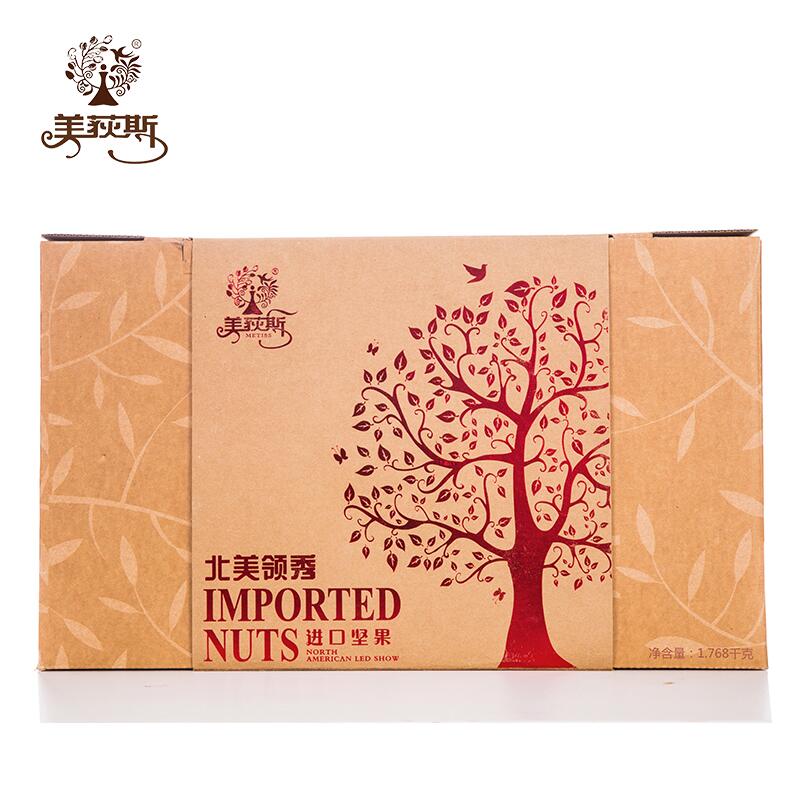 [美荻斯干果] 北美领秀干果礼盒1768g