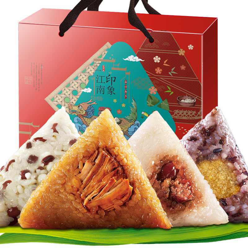 [五芳斋粽子]印象江南粽子礼盒800g 