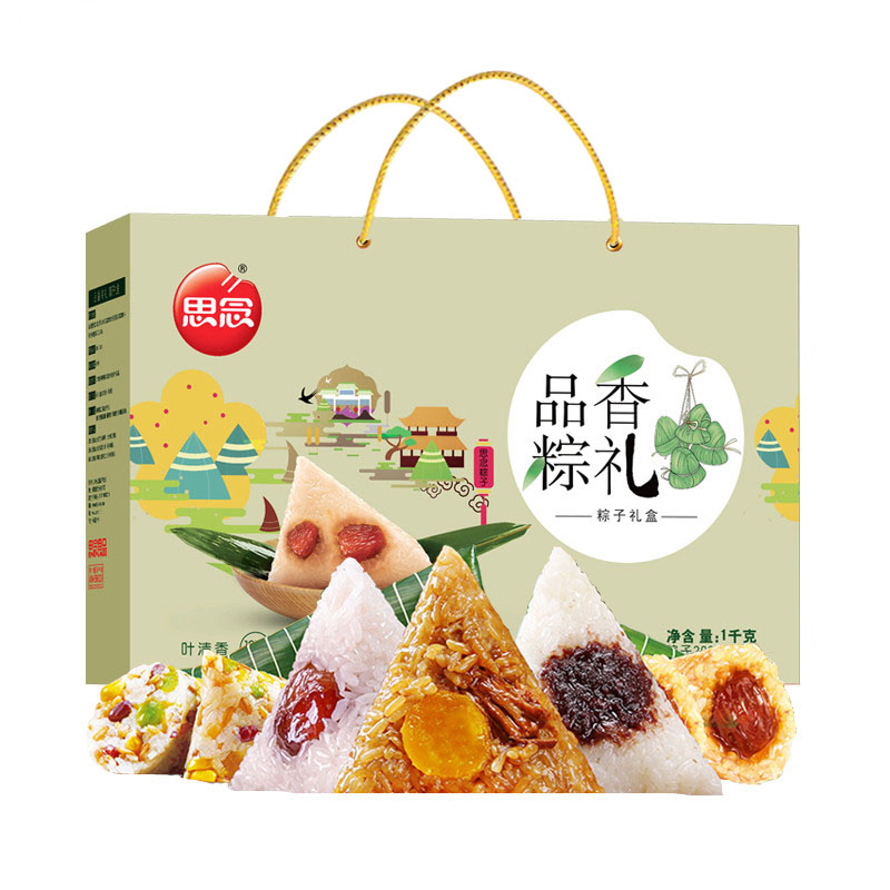 [思念粽子]品香粽礼粽子礼盒1000g