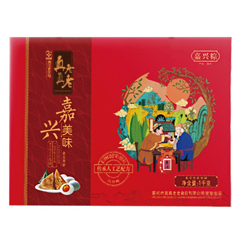 [真真老老粽子]嘉兴美味粽子礼盒1000g