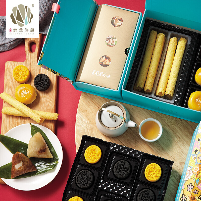 [香港锦华粽子]悦享盛宴粽子礼盒1214g