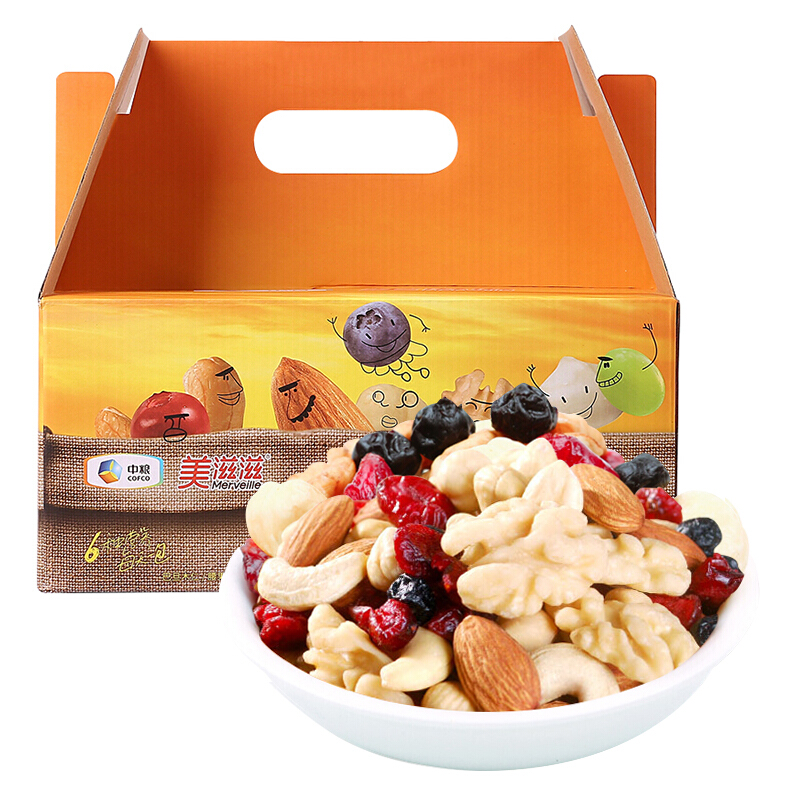 中粮美滋滋每日坚果礼盒750g