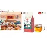 天福号白领厨房京味臻萃熟食礼盒2060g+中粮时怡红豆薏米茶150g