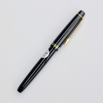 百乐(Pilot)钢笔 FP-78G-F-B 22K包金笔尖钢笔 墨水笔 F尖 黑色