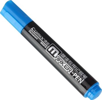 齐心（COMIX） MK818 物流记号笔 12支装 蓝色