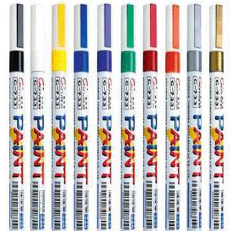 金万年G-0971油漆笔 (0.5MM) 10支/盒（多色可选）