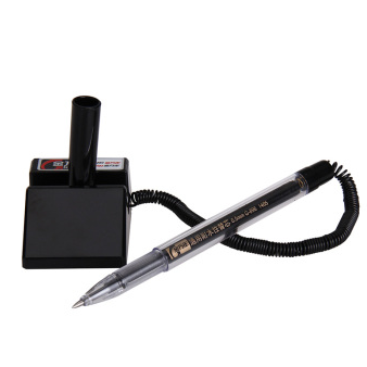 GENVANA/金万年台笔G-377 柜台笔 0.5mm 黑色水性电话笔 办公商务台笔 