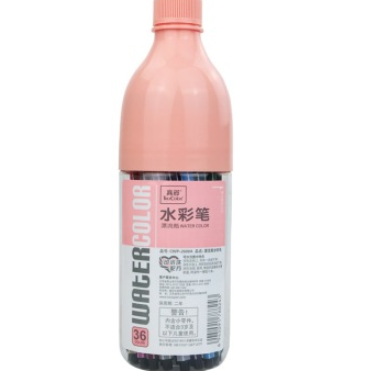 真彩（TrueColor）CWP-2600A 漂流瓶可洗水彩笔36色 粉瓶装