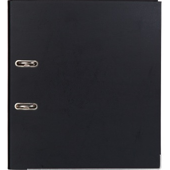 齐心（COMIX） A7076 加厚型欧式快劳夹/文件夹 A4 3寸 黑色 6个装