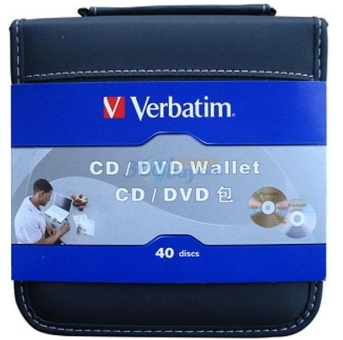 威宝（Verbatim）40片 CD/DVD高档收纳包