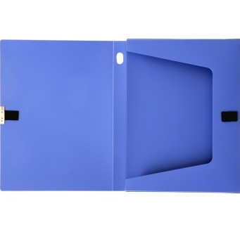 得力(deli) 5681 ABA系列A4/25mm档案盒 蓝色 单只装