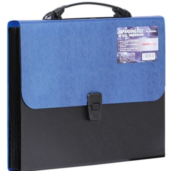 金得利（KINARY） SP8205A 13格A4 风琴包资料文件包 蓝色
