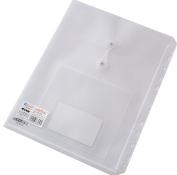 远生（USign） US--3738 11孔多用文件袋可装CD盘 白色，每包12个装