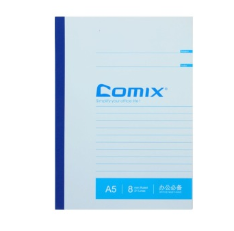 齐心（COMIX）C4503 无线装订本 A5 40页 12本装 配色