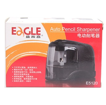 益而高（EAGLE） E5120 刀片式电动削笔器（黑色）