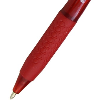 白雪（snowhite） J-100 低粘度油墨八色圆珠笔之红色 12支装