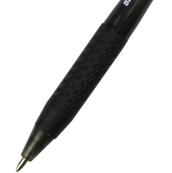 白雪（snowhite） J-100 低粘度油墨八色圆珠笔之黑色 12支装
