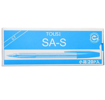 天优（TOUS）SA-S 0.7mm圆珠笔 20支/盒