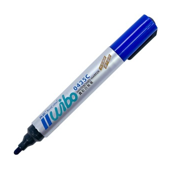 真彩（TrueColor） 0435C 白板笔 蓝色 圆笔头 12支装
