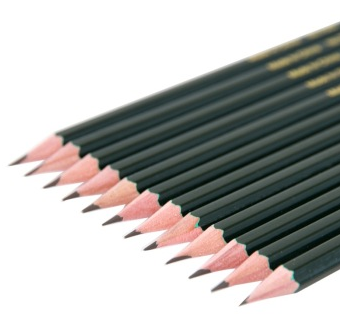 得力（deli） 7083 安全高级石墨铅芯素描 绘图HB铅笔/ 12支/盒