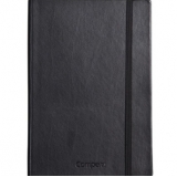 齐心（COMIX）C8002 Compera 皮面笔记本/记事本 154页A5黑