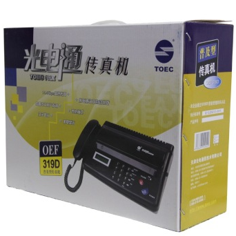 光电通（TOEC） 319D+ 热敏纸传真机（黑色）