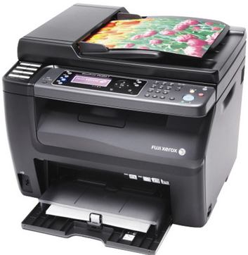 富士施乐 DocuPrint cm205f 彩色激光一体机 A4 黑色 打印、复印、扫描、传真、网络