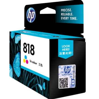 惠普（HP）CC643ZZ 818号 彩色墨盒（适用Deskjet D1668 D2568 D2668 D5568 F4238 ENVY110）