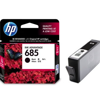 惠普(HP) CZ121AA 685 黑彩墨盒套装 （含1支黑色+3支彩色，购买时彩色显示为附件）
