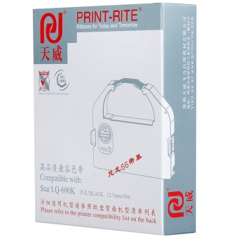 天威（PrintRite） LQ690K/BP690K 黑色色带 RFS045BPRJ （适用STAR LQ-690K/BP-690KII）