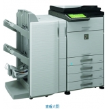 夏普 MX-4128NC 彩色数码复印机 （主机+双面送稿器+鞍式装订+一层供纸盒)