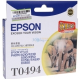 爱普生（Epson）T0494 黄色墨盒 C13T049480（适用Photo R210/23...