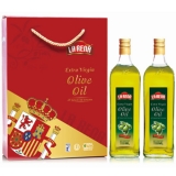 拉雷纳橄榄油]橄榄油普通礼盒(500ml双瓶装)