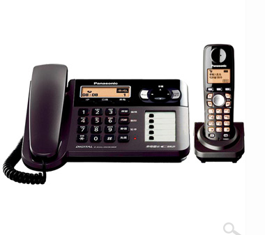 松下 KX-TG70CN-1 数字无绳电话机 尊贵黑色 单主机，可配HWDCD3939（0071）
