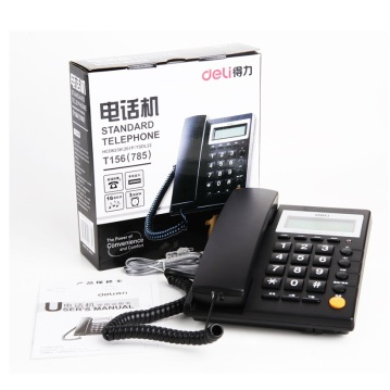 得力（deli） 785 来电显示办公家用电话机/固定电话/座机 时尚简约 液晶显示屏